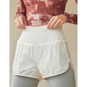 FP Movement The Way Home Short Optic White S Athletic Gym Sport Comfort Workout